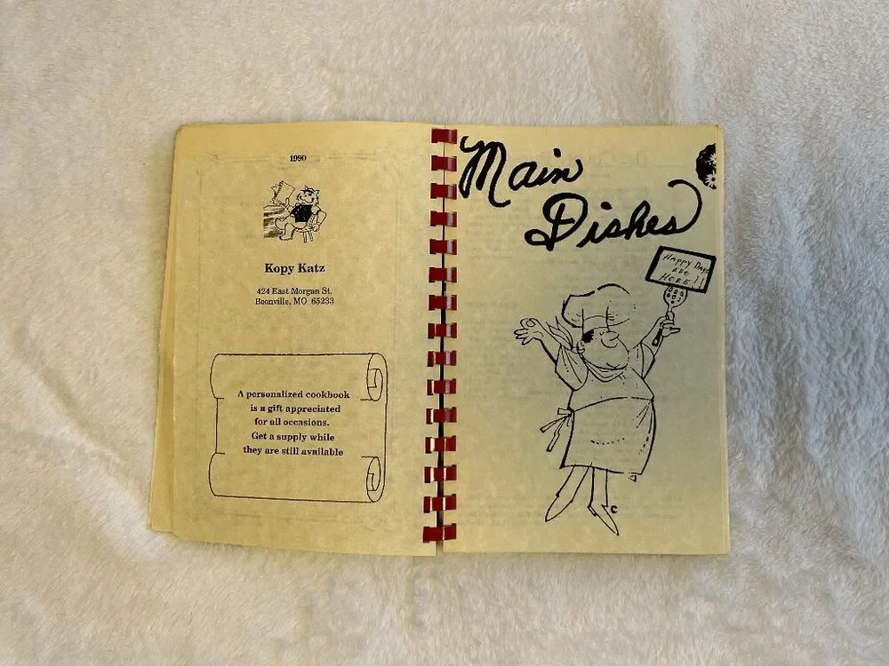 Vgt. Prairie Home Missouri Fair Cookbook Recipe Collection & 1915-1990 History